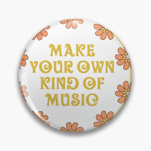 Item preview, Make Your Own Kind Of Music Retro Flower designed and sold by earthtokarly.
