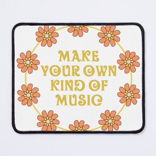 Item preview, Make Your Own Kind Of Music Retro Flower designed and sold by earthtokarly.