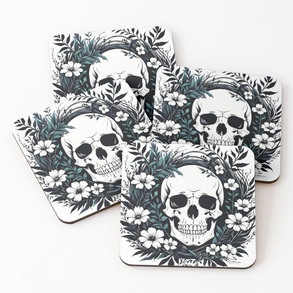 Item preview, Dark Florals - Skulls in Bloom designed and sold by Artemyx Studio.