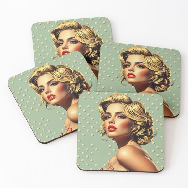 Item preview, Pin Up pattern #10 designed and sold by Kaleidoscope Print.