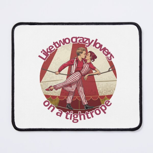 Item preview, Two crazy lovers on the tightrope designed and sold by PODBUNKERX.