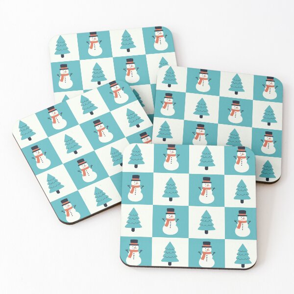 Item preview, snowmen and fir trees designed and sold by burbura.