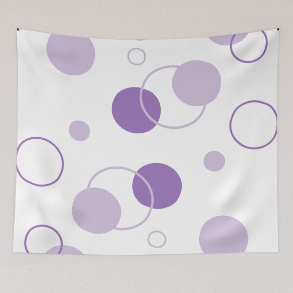 Item preview,  Floating Violet Bubbles: A Dance of Lightness and Calm 2, Unique designed and sold by villacreativa.