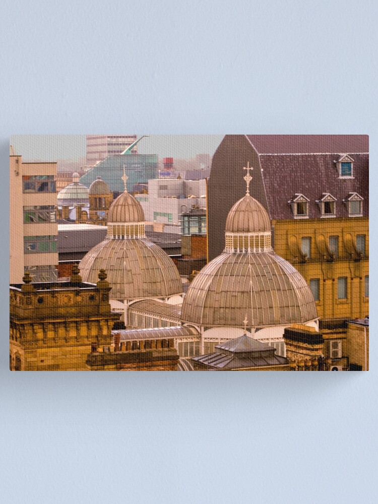 Alternate view of Barton Arcade roof, Manchester city centre Canvas Print
