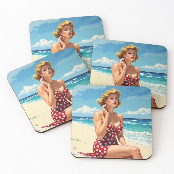 Item preview, Pin Up pattern #11 designed and sold by Kaleidoscope Print.