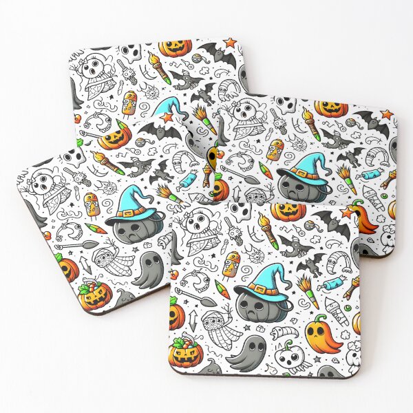 Item preview, Halloween Doodle Fun designed and sold by Thai Vibe Studio.