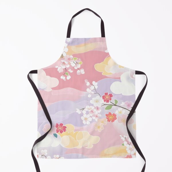 Item preview, Geometric Floral Clouds - Elegant Japanese Design designed and sold by Fab-Haven.