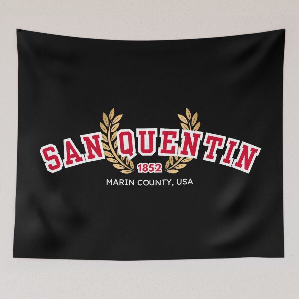 Item preview, San Quentin Prison University, Red and White designed and sold by UNK-Fatigues.