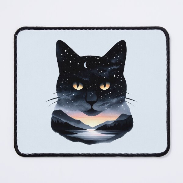 Item preview, Night Cat with Sunrise designed and sold by zzz888.
