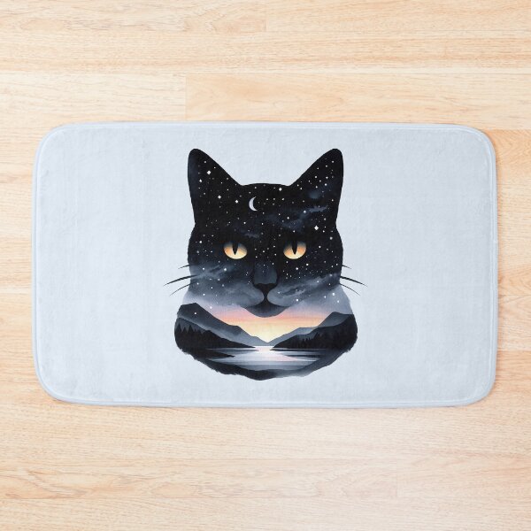 Item preview, Night Cat with Sunrise designed and sold by zzz888.