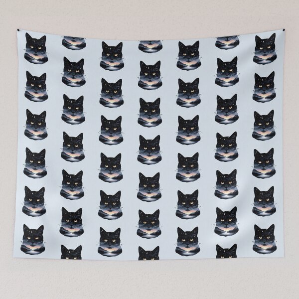 Item preview, Night Cat with Sunrise designed and sold by zzz888.