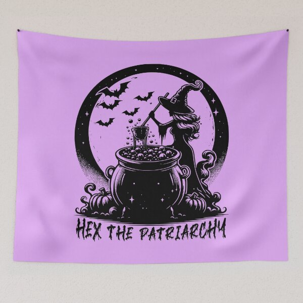 Item preview, Hex the patriarchy - Halloween witch vibes designed and sold by EvergreenWhimsy.