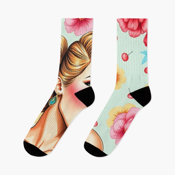 Item preview, Pin Up pattern #15 designed and sold by Kaleidoscope Print.