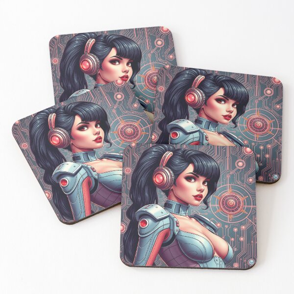 Item preview, Pin Up pattern #17 designed and sold by Kaleidoscope Print.