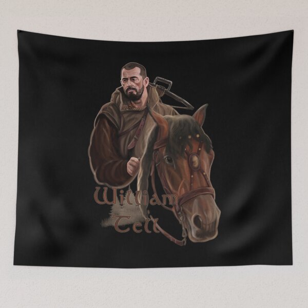 Item preview, Claes Bang Wilhelm Tell Painting with Text designed and sold by AK-Hevonen.