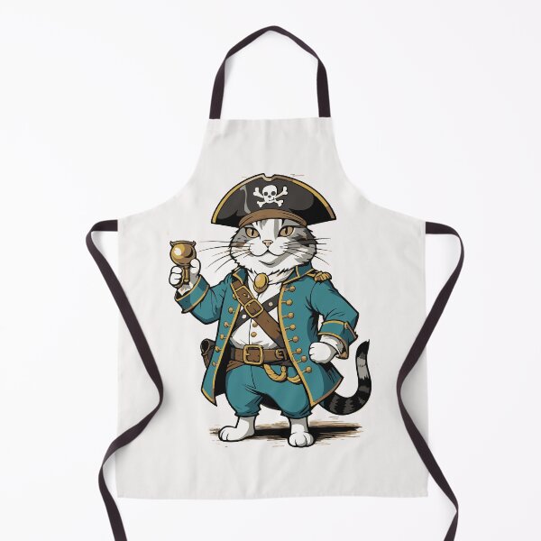 Item preview, Cat Pirate Jolly Roger Flag Skull and Crossbones designed and sold by Atlantico54.