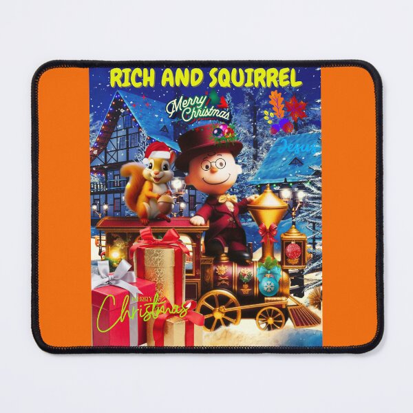 Item preview, RICH AND SQUIRREL - MERRY CHRISTMAS designed and sold by charlesjewel.