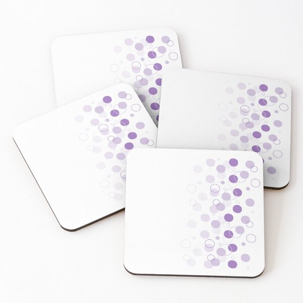 Item preview, Floating Violet Bubbles: A Dance of Lightness and Calm 4, Unique designed and sold by villacreativa.