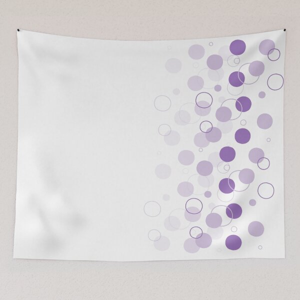 Item preview, Floating Violet Bubbles: A Dance of Lightness and Calm 4, Unique designed and sold by villacreativa.