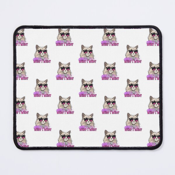Item preview, I Do What I Want – Sassy Lounging Cat Design designed and sold by Nalanda2000.