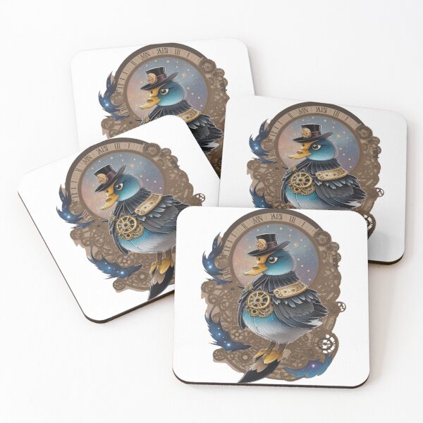 Item preview, Steampunk Owl Clock Guardian designed and sold by Spicex2.