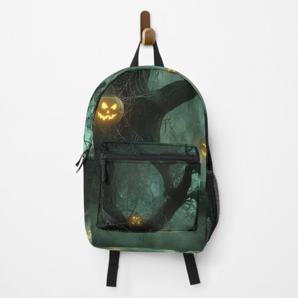 Item preview, Halloween Forest with Floating Jack-o'-lanterns and Ghosts designed and sold by Fab-Haven.