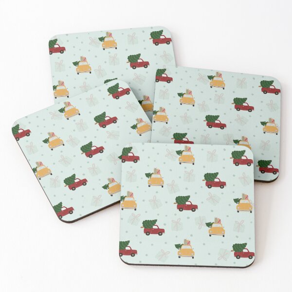 Item preview, Christmas cars seamless pattern designed and sold by Sabrina Coloma.