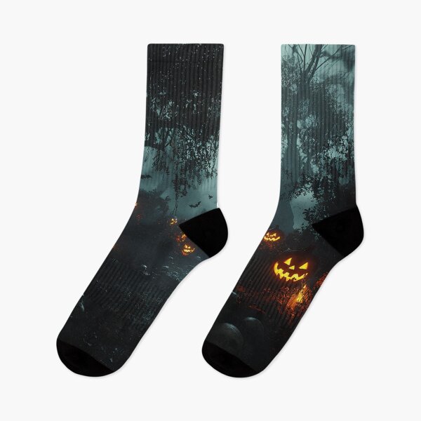 Item preview, Halloween Pathway with Glowing Pumpkins and Full Moon designed and sold by Fab-Haven.