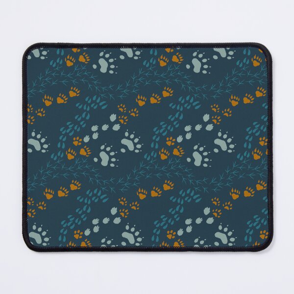 Item preview, Wild animal tracks with limited color palette designed and sold by aysegulkacar.