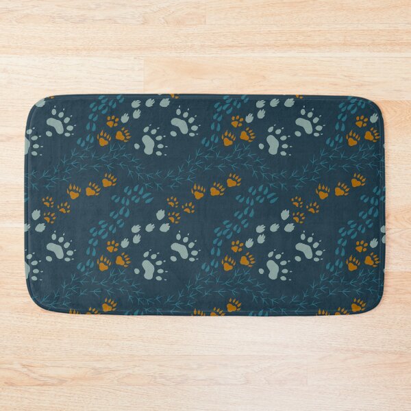 Item preview, Wild animal tracks with limited color palette designed and sold by aysegulkacar.