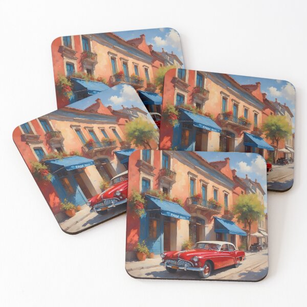 Item preview, Vintage Car Parked on Old Italian Street designed and sold by RocketMobster.