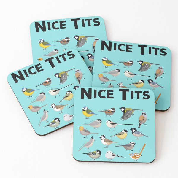 Item preview, Nice Tits Small Garden Birds Species Collection designed and sold by SUPERHERON.