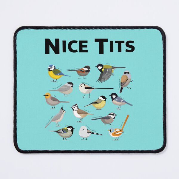 Item preview, Nice Tits Small Garden Birds Species Collection designed and sold by SUPERHERON.