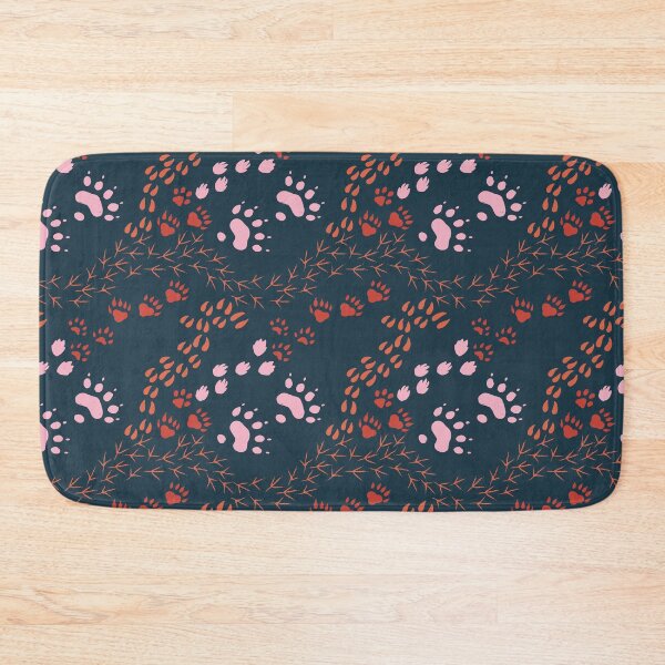 Item preview, Wild animal tracks with red tones designed and sold by aysegulkacar.