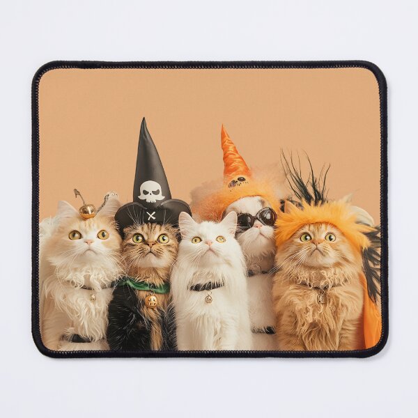 Item preview, Costumed Cat Parade in Halloween designed and sold by ChubbyGoong.