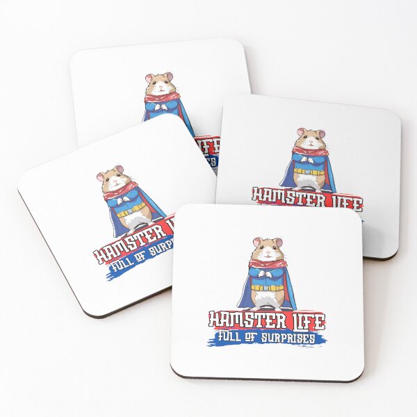 Item preview,  Hamster Life, Full of Surprises – Chubby Superhero Hamster Design designed and sold by Nalanda2000.