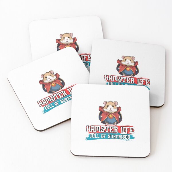 Item preview,  Hamster Life, Full of Surprises – Chubby Superhero Hamster Design designed and sold by Nalanda2000.