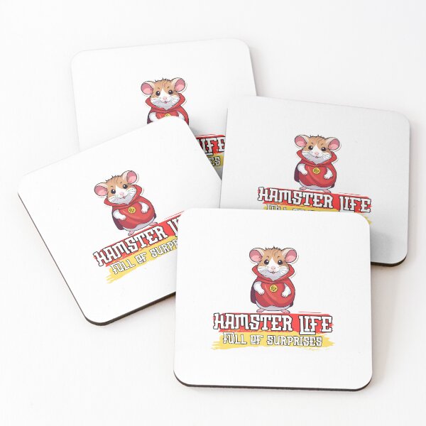 Item preview,  Hamster Life, Full of Surprises – Chubby Superhero Hamster Design designed and sold by Nalanda2000.