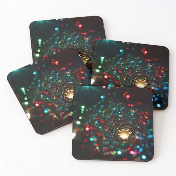 Item preview, mesmerizing display of colorful lights creates a kaleidoscopic effect, with vibrant red greens designed and sold by InezPhotography.