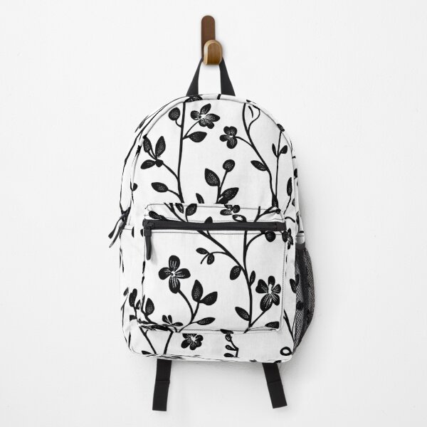Item preview, Minimalistic Black and White Floral Pattern designed and sold by Fab-Haven.