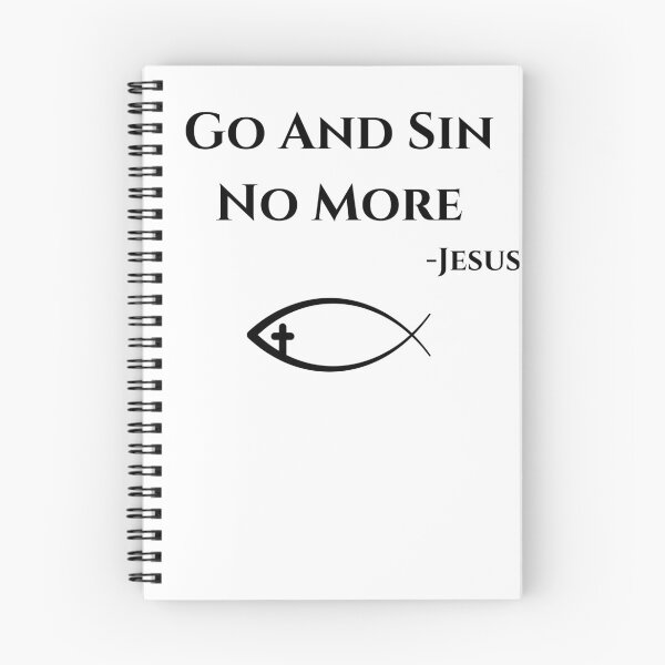Item preview, Go And Sin No More, black designed and sold by Redeemed365.