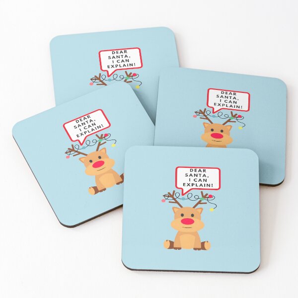 Item preview, Dear Santa, I can explain, Merry Christmas, funny print designed and sold by artdragongift 15.