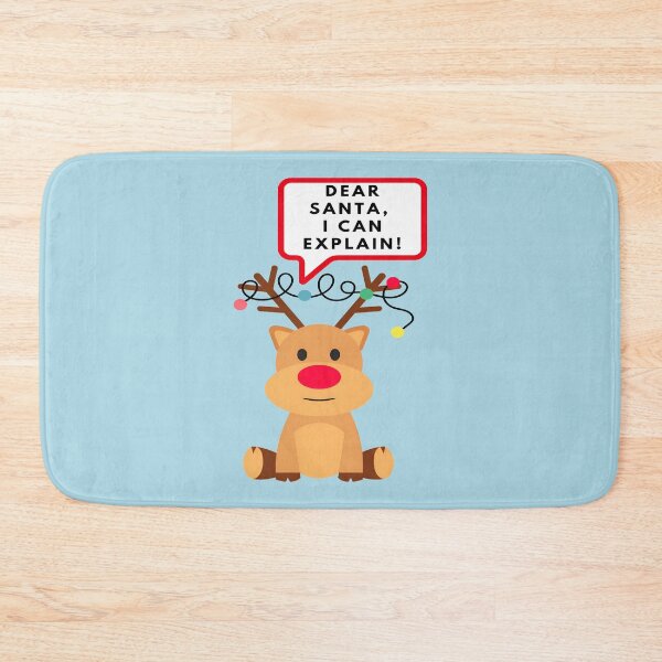 Item preview, Dear Santa, I can explain, Merry Christmas, funny print designed and sold by artdragongift 15.