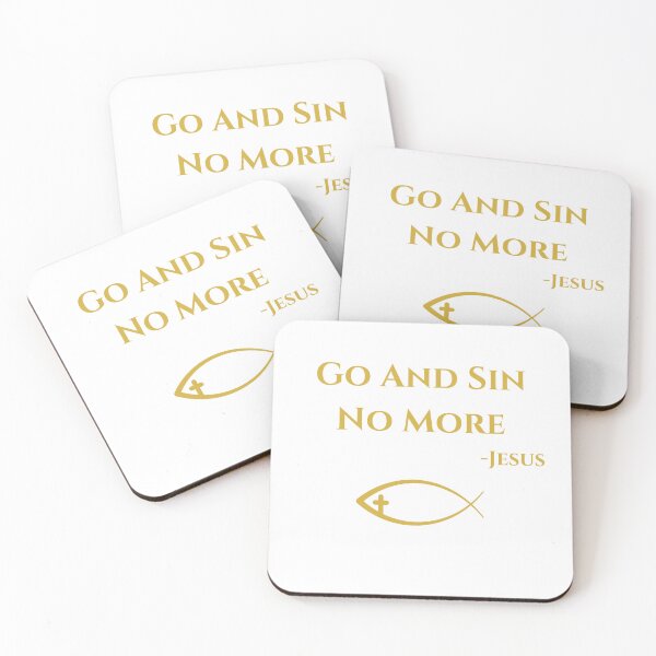 Item preview, Go And Sin No More, gold designed and sold by Redeemed365.