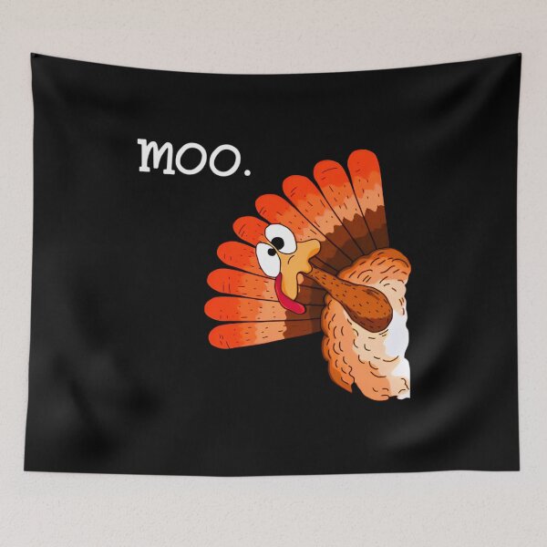 Item preview, Funny Turkey Moo, Funny Thanksgiving Turkey Moo designed and sold by Span-Le.