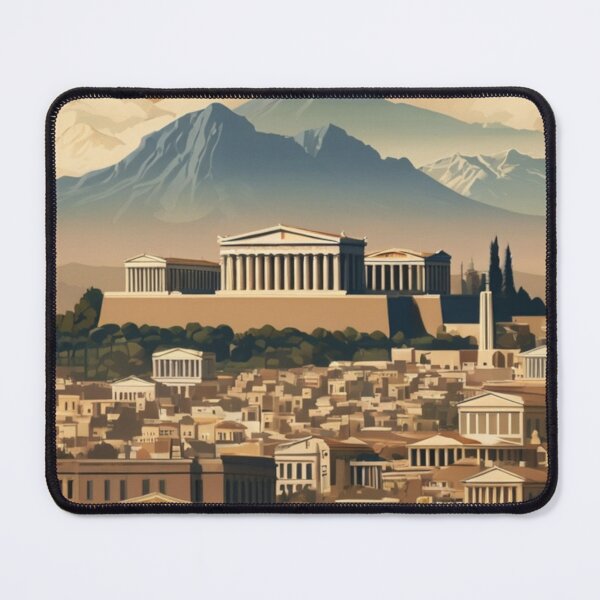 Item preview, 093 Vintage Athens, Greece Poster Design designed and sold by Alexis Art Collection.