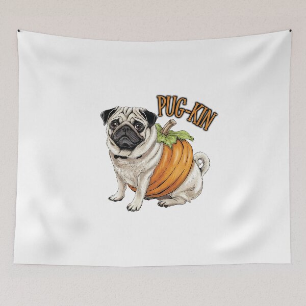 Item preview, Pug-kin | Cute pug dressed as a pumpkin | designed and sold by pafkrusk.