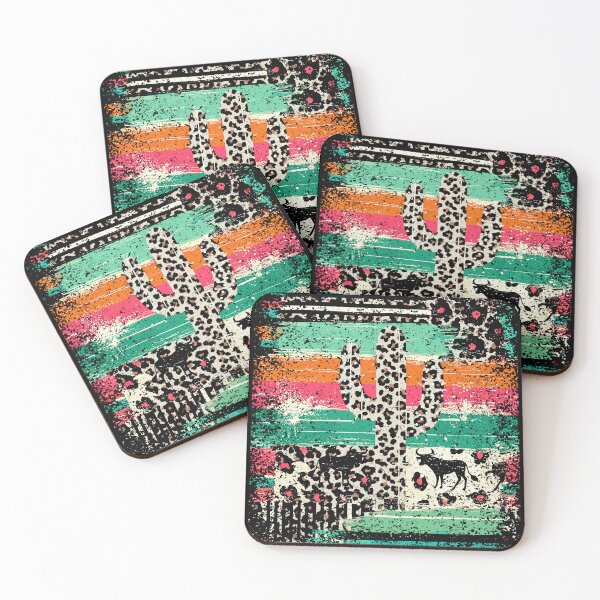 Item preview, serape western cowgirls cowboys cactus succulents designed and sold by teeartforyou.