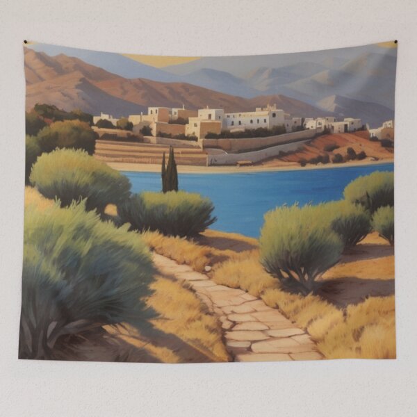 Item preview, 094 Vintage Crete, Greece Poster Design designed and sold by Alexis Art Collection.