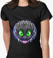 A Bubbly Night Fury Women's Fitted T-Shirt